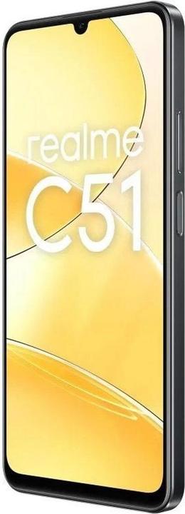 Actual product image realme C51 6Gb 256Gb 6.74' Dual Sim (256 GB, Carbon black, 6.74", Dual SIM, 4G)
