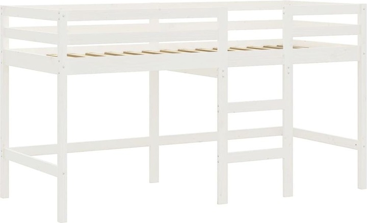Actual product image VidaXL Children's loft bed with curtains pink (90 x 200 cm)