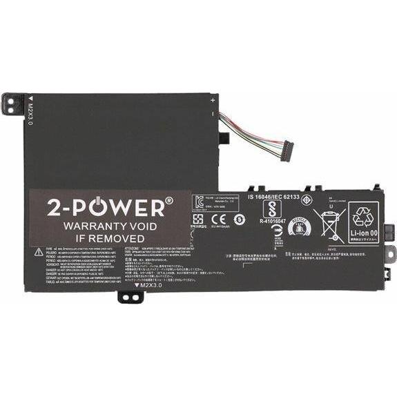 2-Power Main Battery Pack 11.25V 4700mAh (6 Zellen, 4700 mAh), Notebook Akku