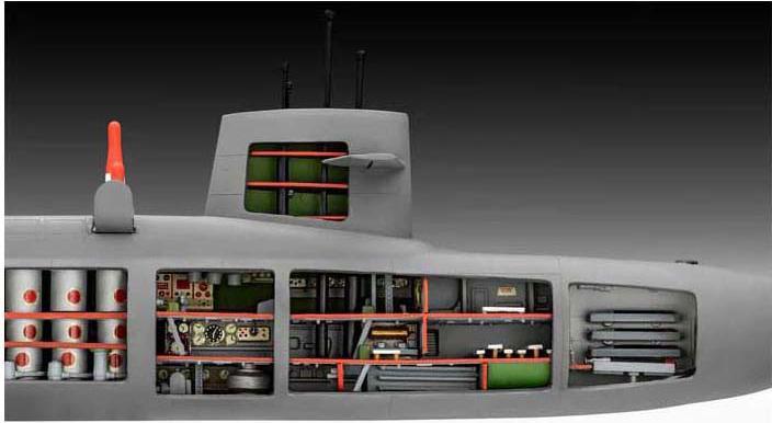 Produktbild Revell S.S.B. Abraham Lincoln with Interior