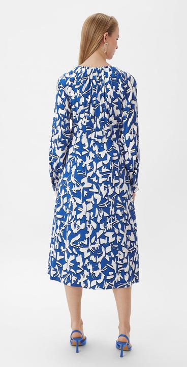 Produktbild Comma Kleid Fliessendes Maxikleid mit All-over-Print (36)