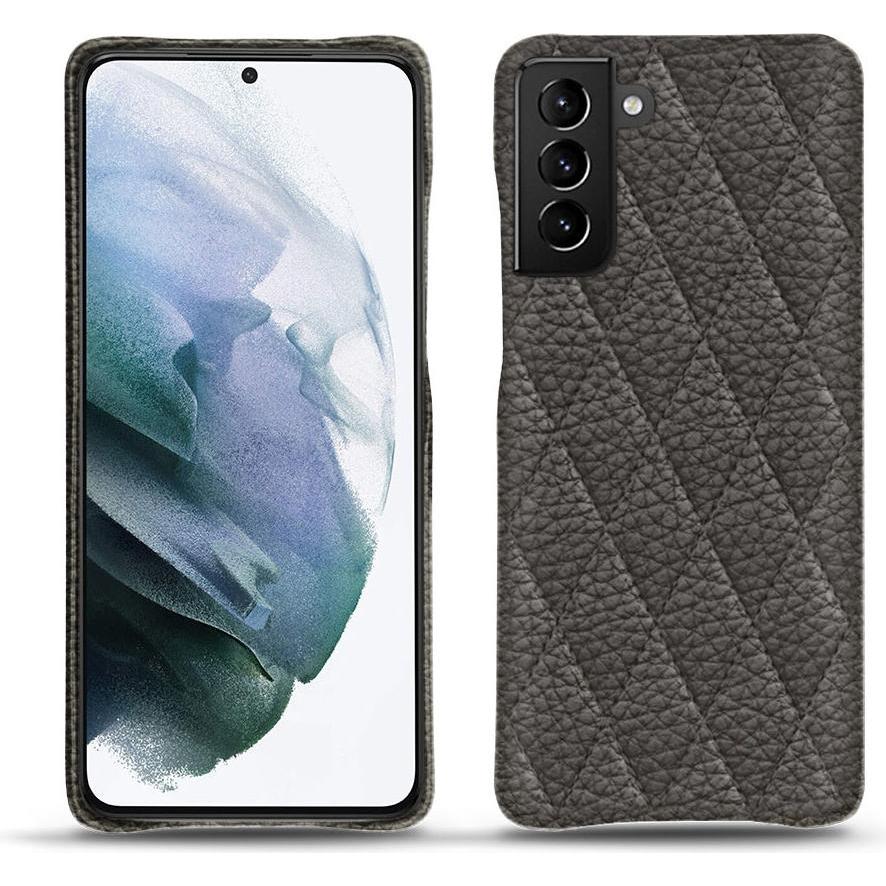 Noreve Lederschutzhülle (Samsung Galaxy S21+), Smartphone Hülle, Grau