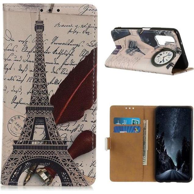 Thumbnail - MU Style Leder Bookcover Image II Series (Honor 20 Pro), Smartphone Hülle, Mehrfarbig
