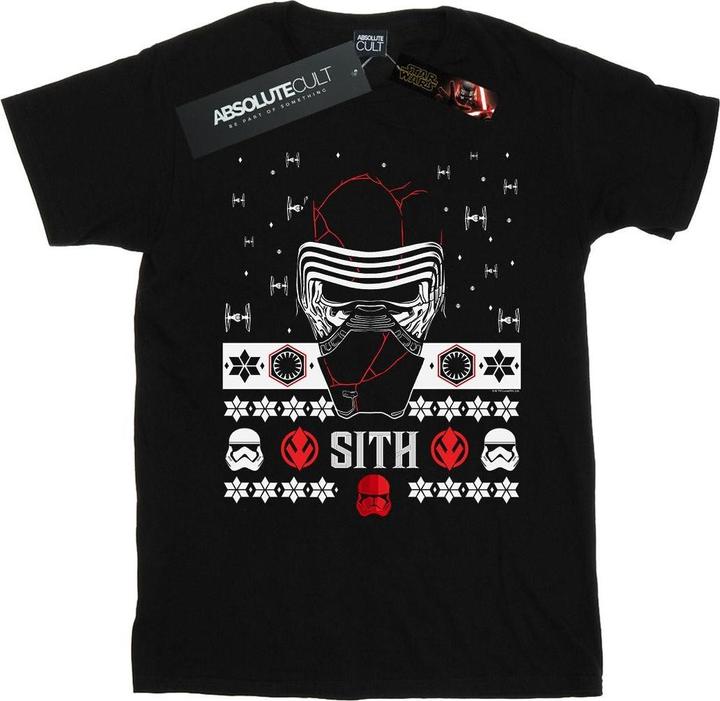 Produktbild Star Wars The Rise Of Skywalker Christmas Sith TShirt Jungen (140, 146)