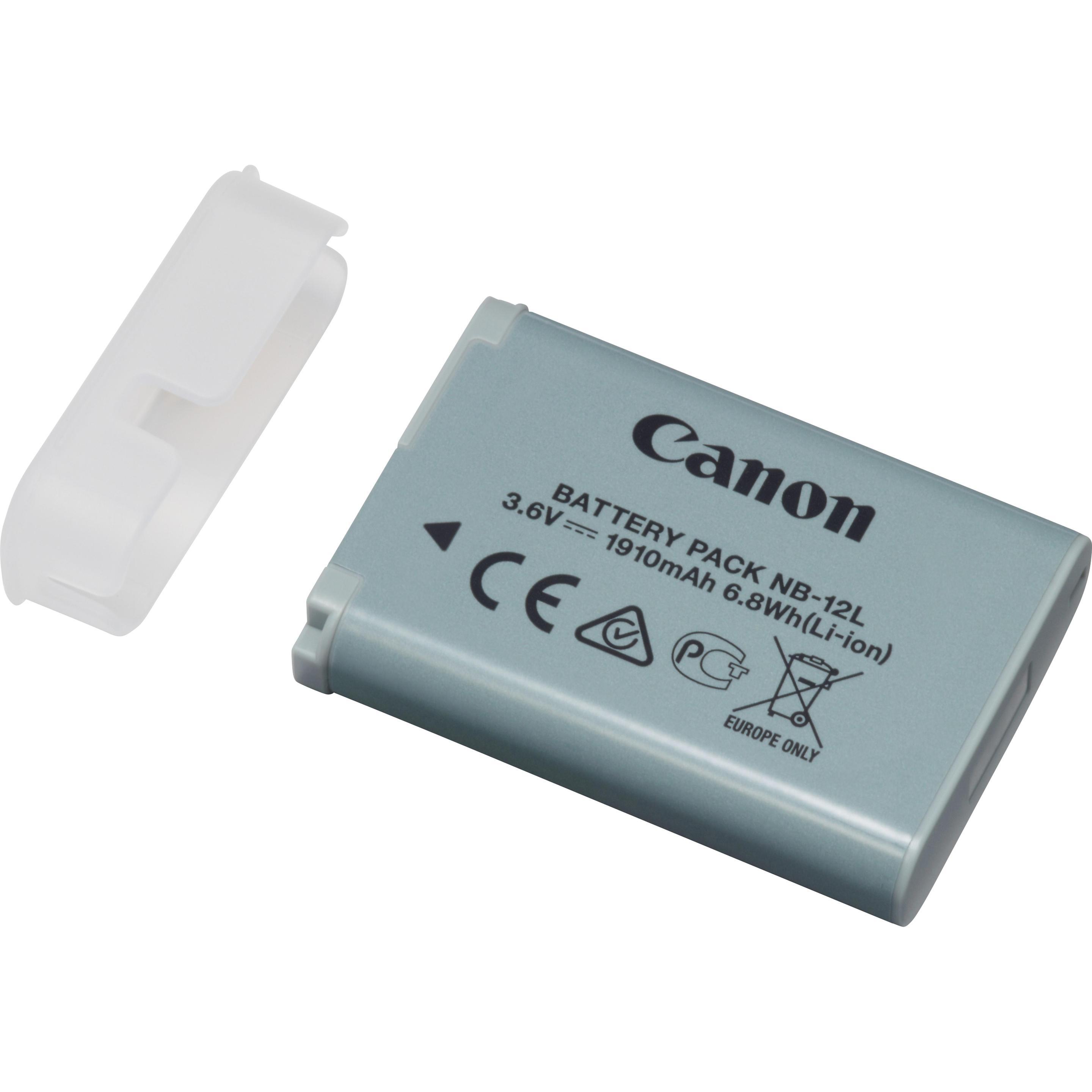 Canon Nb-12l (Akku), Kamera Stromversorgung, Grau