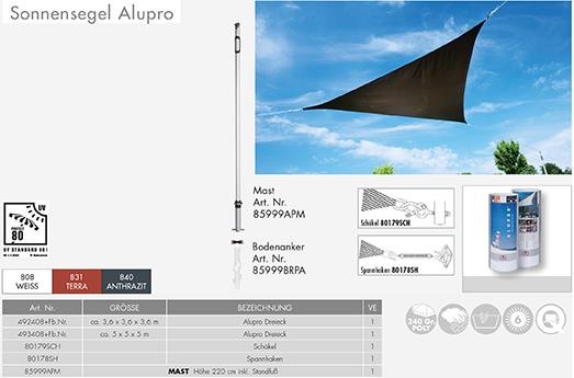 Produktbild Doppler Alupro (360 x 360 cm)