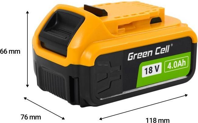 Produktbild GreenCell PTDW18V4 cordless tool battery / charger (18 V)