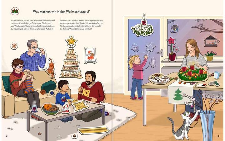Productafbeelding Ravensburger Waarom? Waarom? Waarom? Stickerboek: Kerstmis