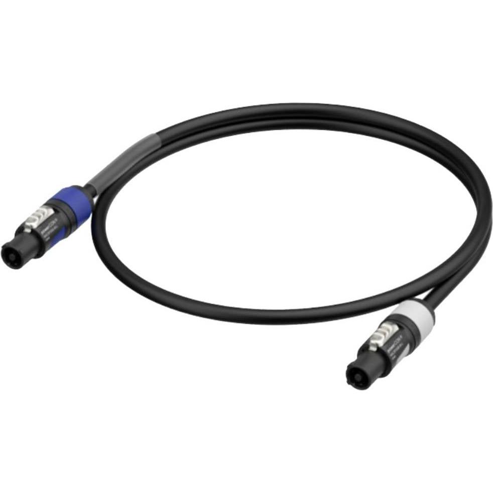 Neutrik 1036405 Strom Anschlusskabel Schwarz 1.5 m (1.50 m), Stromkabel