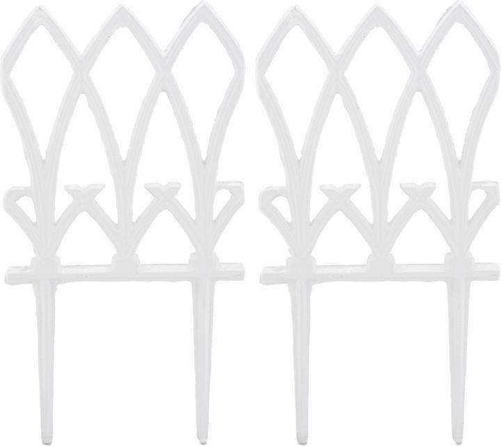 Image du produit Relaxdays 2x clôture de parterre (1 cm)