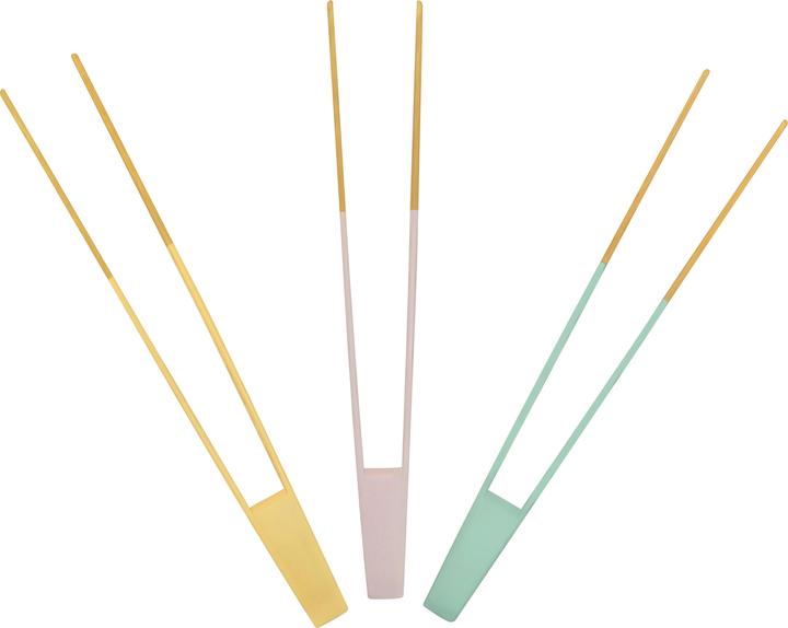 Actual product image Bestron Bamboo serving tongs (Serving tongs)