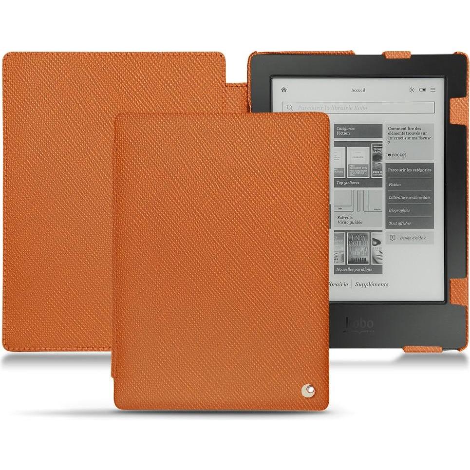 Noreve Lederschutzhülle horizontal (Aura H2O), Tablet Hülle, Orange