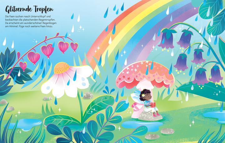 Produktbild Mein erstes Glitzer-Stickerbuch: Funkelnde Feen