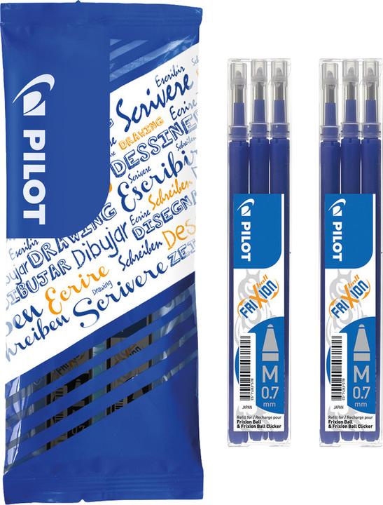 Image du produit Pilot Recharge FriXion FlowPack (Recharger, Bleu, 0.70 mm)