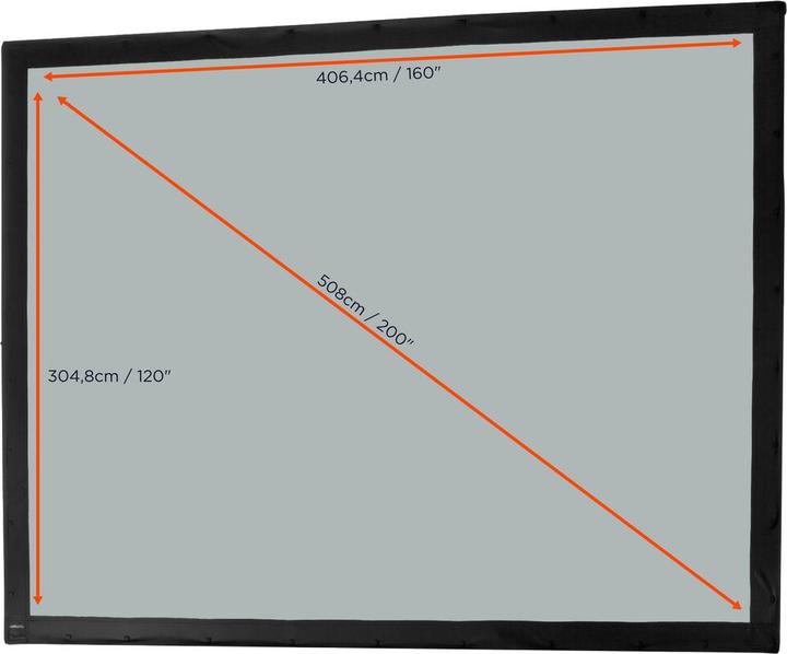 Produktbild Celexon Mobile Expert Folding Frame Screen - Projektionsfläche - hinten - 508 cm (200") (4:3)