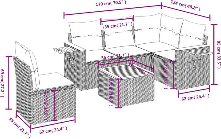 Produktbild vidaXL Annabella
