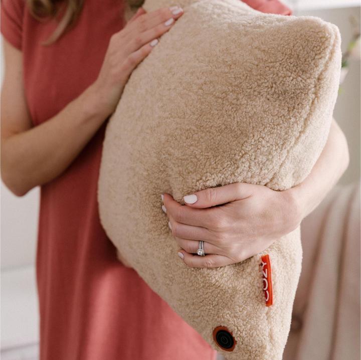 Productafbeelding Bodi-Tek Verwarmingskussen Cozy Una Wooly op batterijen, beige (45 x 45 cm)