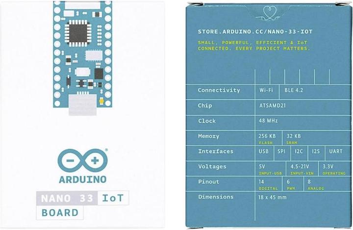 Produktbild Arduino Nano 33 IoT Entwicklungsplatine