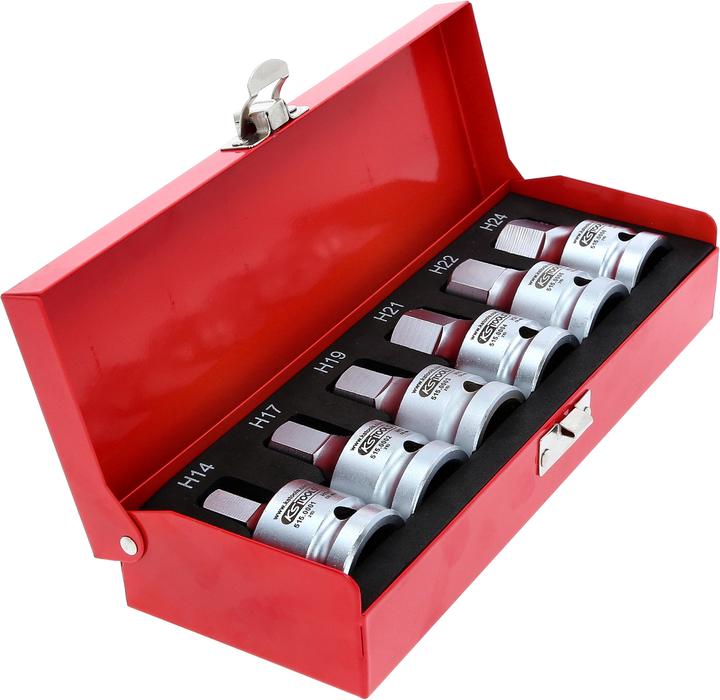 Actual product image KS Tools 3/4" power bit socket set, 6 parts, 14 - 24 mm