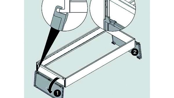 Produktbild Blum Flaschenset AMBIA-LINE 200 für Frontschubkasten (1 Stk.)