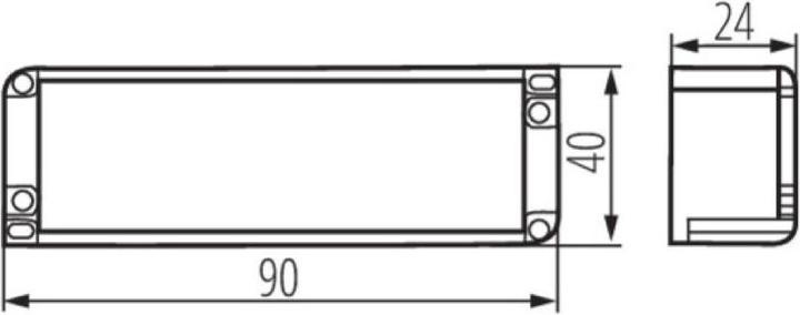 Image du produit Kanlux Transformateur électronique DRIVE LED Blanc 23861