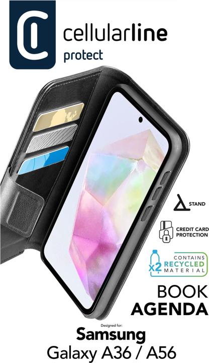 Actual product image Cellularline Book Agenda 2 (Samsung Galaxy A56, Samsung Galaxy A36)