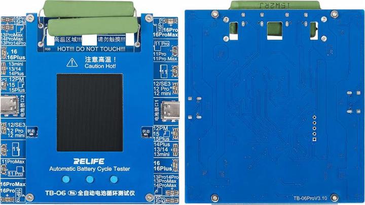 Immagine prodotto Relife Akku Cycle Tester TB-06 Pro fur iPhone 11 - 16 Series