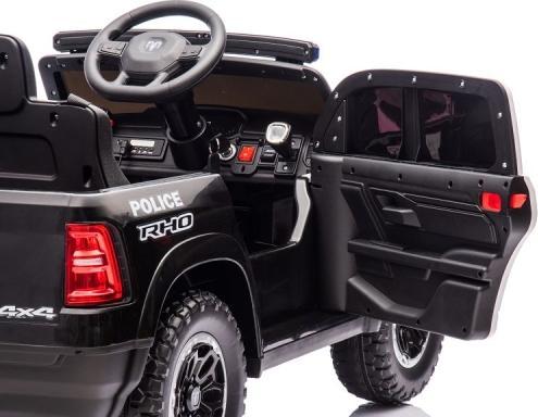 Produktbild Es-toys Elektro Kinderauto Polizei Dodge RAM 1500 RHO Mit Lederitz und EVA Reifen (12 V)