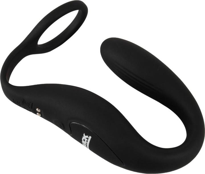 Black Velvets Cock ring with RC butt plug (2.60 cm)