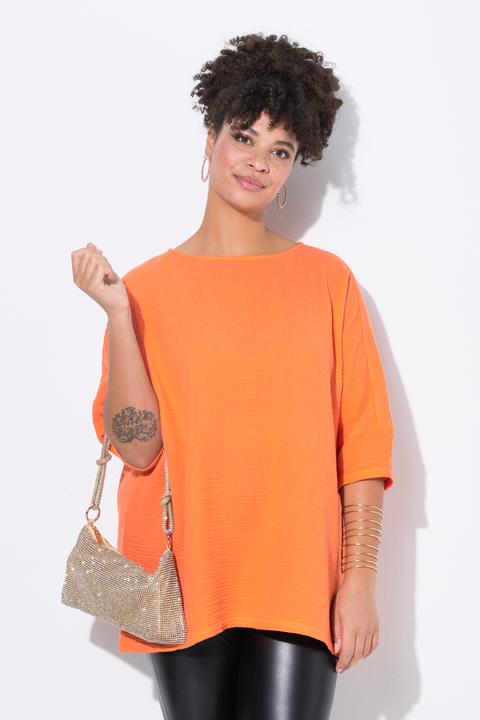 Actual product image Miamoda Bluse, oversized, Musselin, 3/4-Ärmel (46, 48)