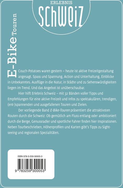 Produktbild Kümmerly+Frey Erlebnis Schweiz E-Bike Touren - Führer (Deutsch, 2025)