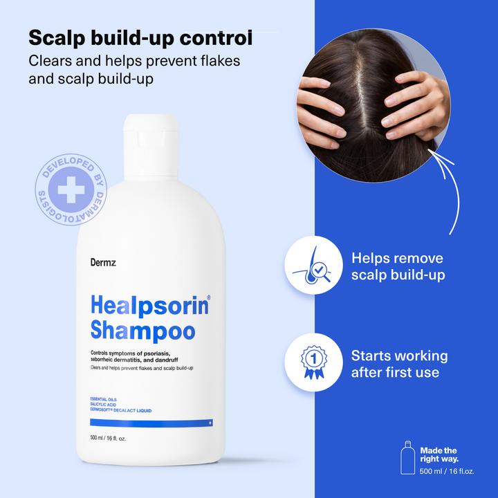 Immagine prodotto Hermz Healpsorin (Shampoo liquido, 500 ml)