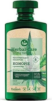 Farmona FARMONA Herbal Care Regenerating Shampoo regenerujący szampon do włosów Konopie 330ml (330 ml, Flüssiges Shampoo)