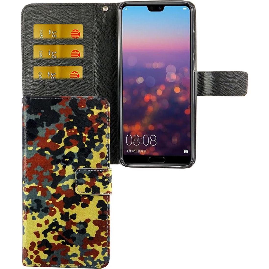 König Design Hülle Handy Schutz für Huawei P20 Pro Case Cover Tasche Wallet Etui Handyhülle (Huawei P20 Pro), Smartphone...