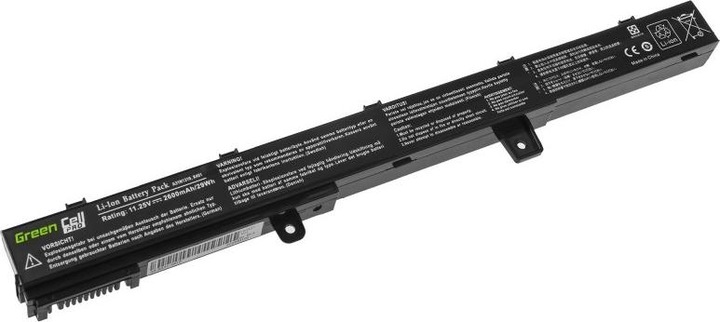 Produktbild GreenCell AS90 - Akku - ASUS - X551 X551C X551CA X551M X551MA X551MAV F551 F551C F551M R51 (3 Zellen, 2200 mAh)