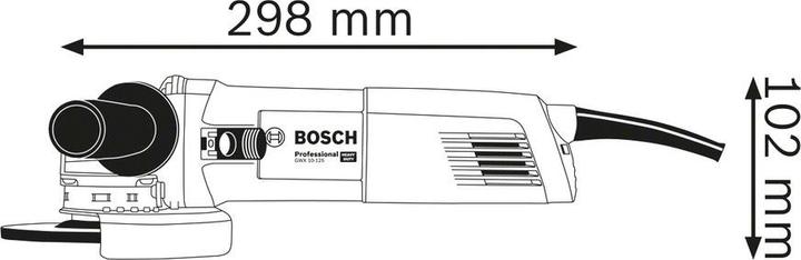 Produktbild Bosch Professional GWX 10-125 Professional Winkelschleifer (125 mm)
