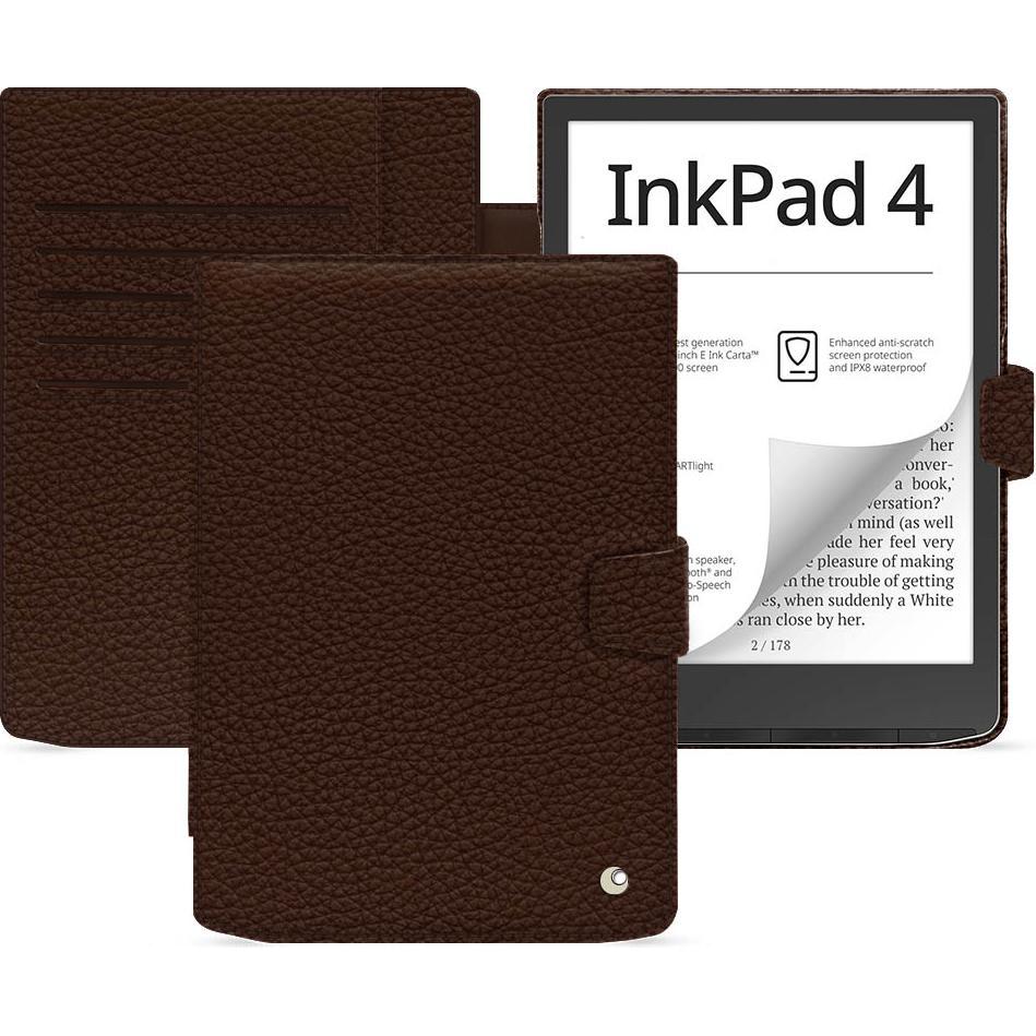 Noreve Lederschutzhülle PocketBook InkPad 4 (Pocketbook InkPad 4), eReader Zubehör, Braun