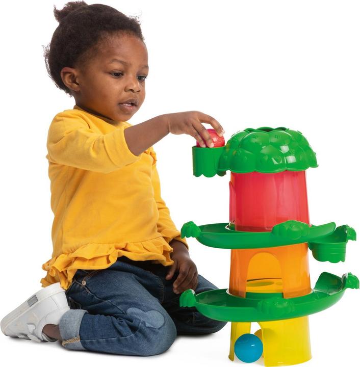Actual product image Chicco Tree house 2in1 stacking tower with 3 balls