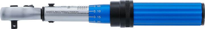 Productafbeelding BGS Momentsleutel | Uitgang uitwendig vierkant 6,3 mm (1/4") | 1 - 6 Nm (1/4", 1 Nm, 6 Nm)