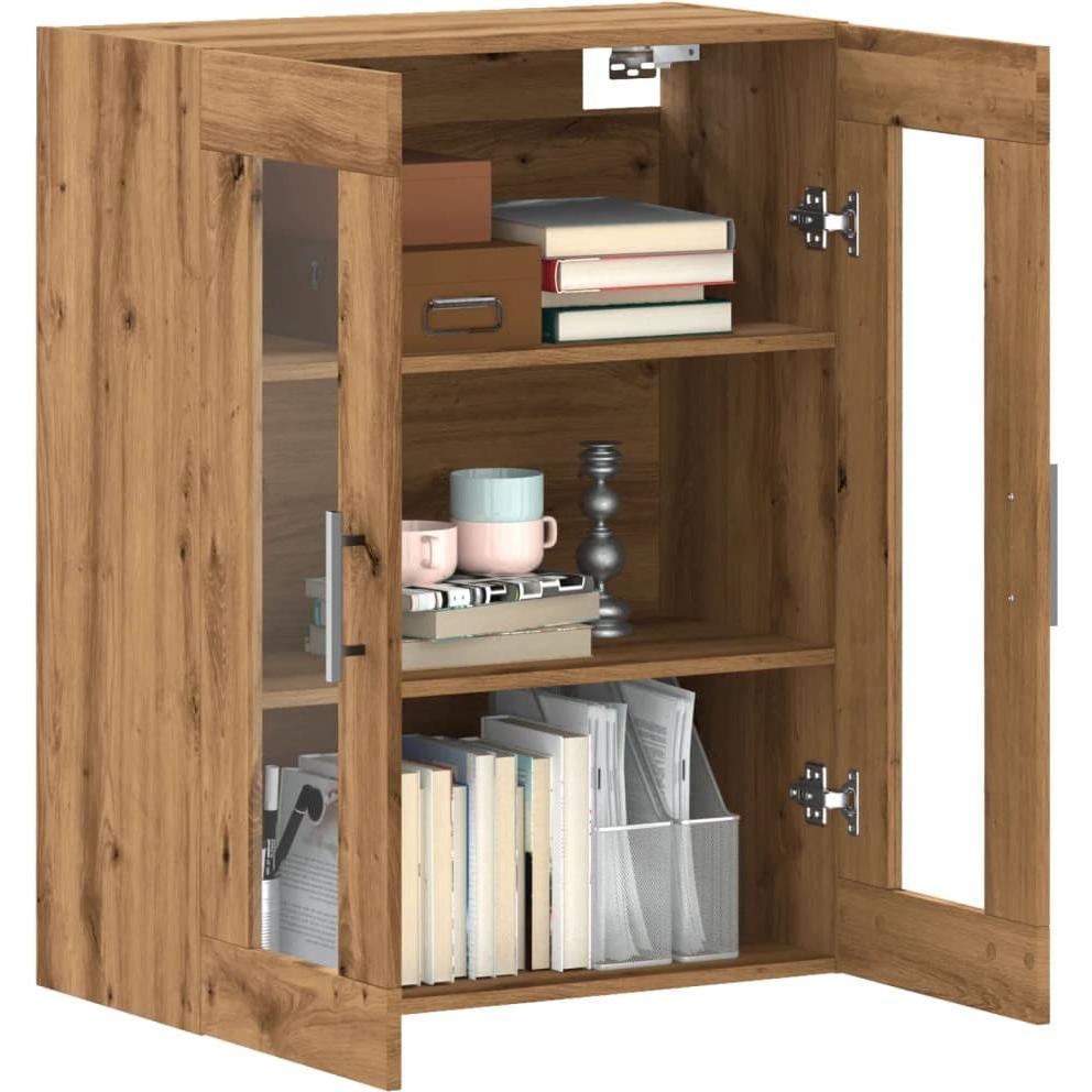 VidaXL, Kommode + Sideboard, Sideboard Kommode Anrichte Beistellschrank Artisan-Eiche Holzwerkstoff (69.5 x 34 x 90 cm)