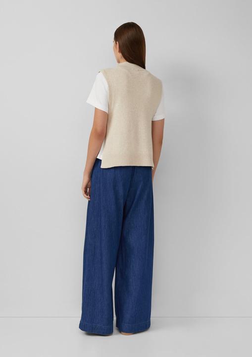 Image du produit s.Oliver Strickpullover Weicher Strickpullunder mit Stehkragen (44)