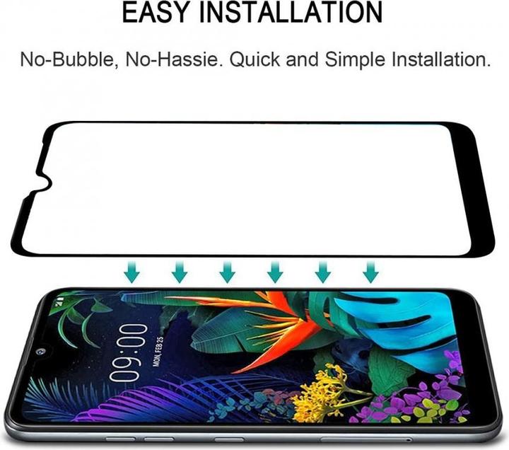 Produktbild Screenguard LG K50 Full Screen Panzerglas Schutzfolie 2.5D 9H (1 Stk., LG K50)