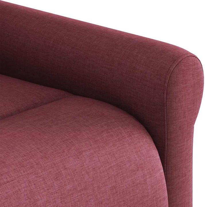 Immagine prodotto VidaXL Poltrona massaggiante con ausilio stand-up in tessuto rosso vino