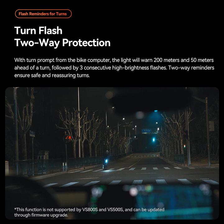 Immagine prodotto iGPSport Smart Bicycle light, front VS1800S (1800 lm)