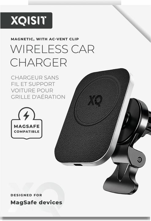 Actual product image Xqisit Magnetic Car Charger (Magsafe Compatible)