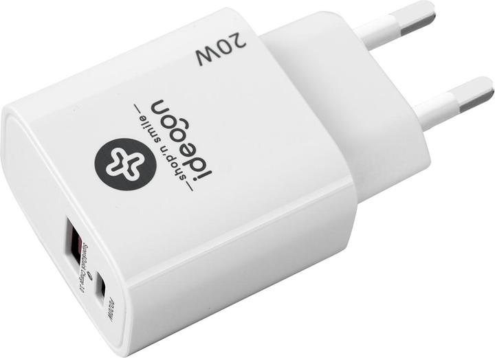 Ideoon USB-Ladegerät, Dual Port, PD 3.0, 20 W (20 W, 2 Ports)