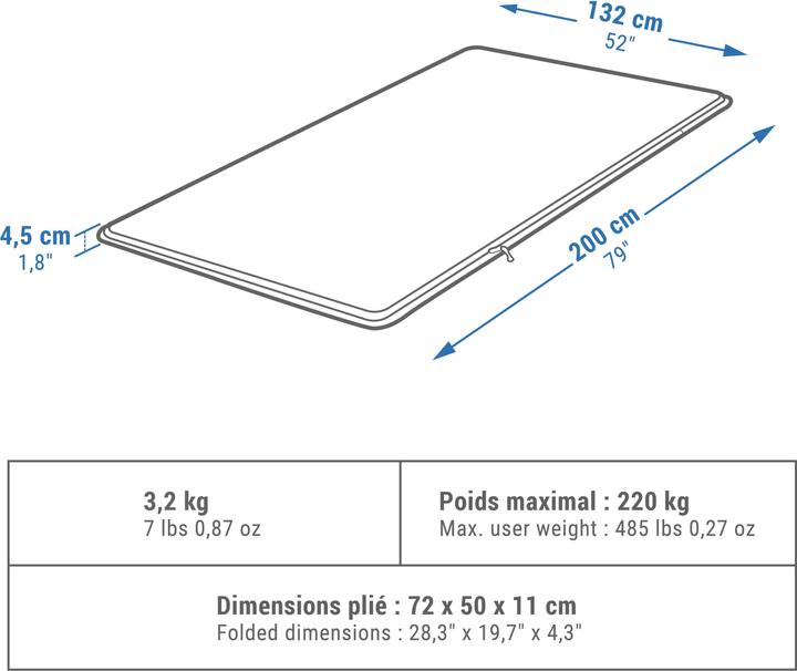 Image du produit Quechua Comfort Double
