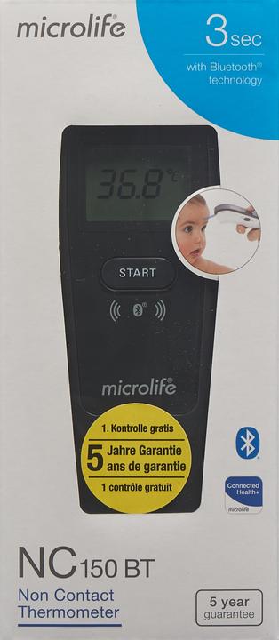 Produktbild Microlife non-contact Bluethoot Fieberthermometer NC150 (Stirn, Berührungslos)