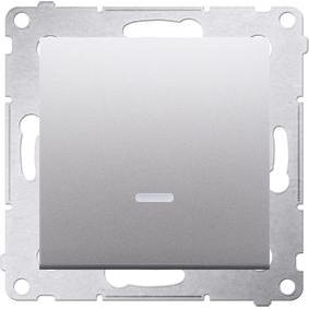 Kontakt DP1L.01/43, Taster + Schalter, Silber