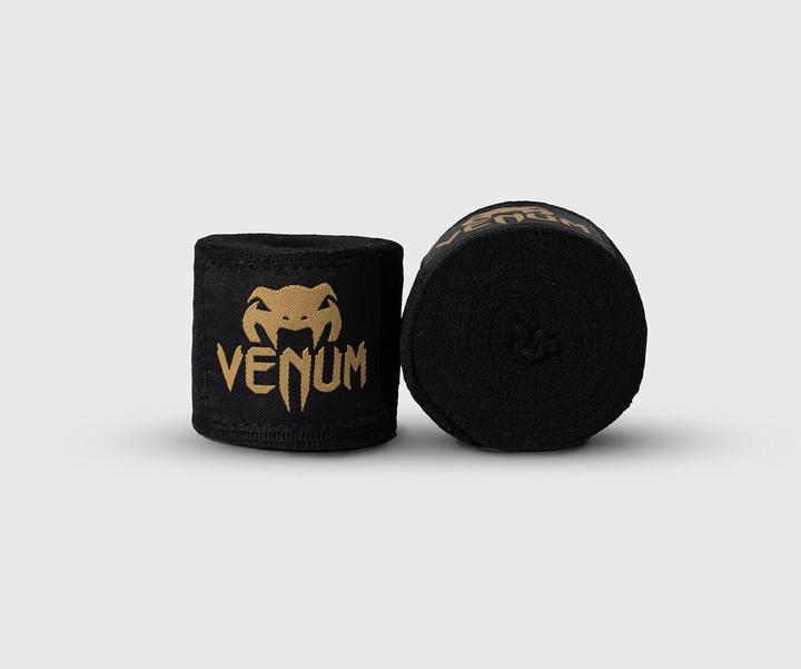 Image du produit Venum Bandelettes de boxe Kontact - 2,5m - Noir/Or (Taille unique)